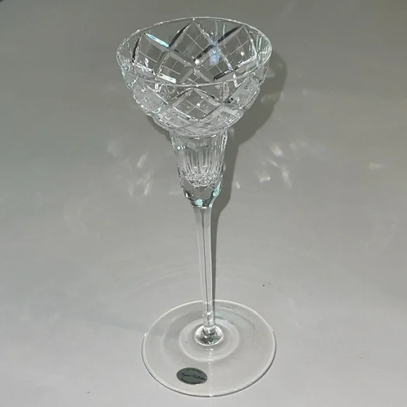 Two Regent Collection Candlestick Holders Full Lead Crystal Vintage Handmade - Picture 17 of 17